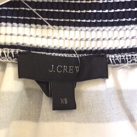 NWT J. Crew Striped Off Shoulder Top - Picture 3 of 13